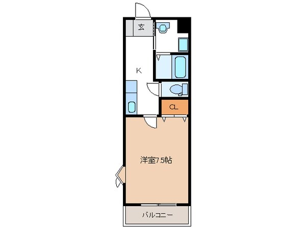 シルクハイツⅡの物件間取画像